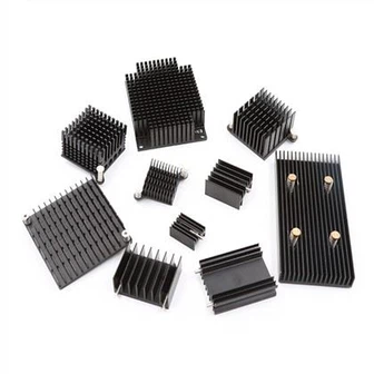 Gia công nhôm CNC tản nhiệt đùn với Anodizing