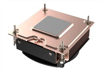 Copper Fin Vapor Chamber 2U Server Tản nhiệt chủ động với quạt làm mát cho LGA1700