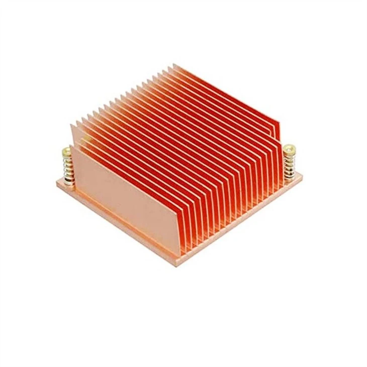 copper skived fin electronic heatsink