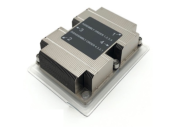 Zipper Fin Heat Sinks